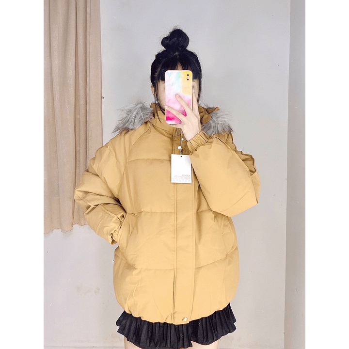 Áo Khoác Phao Nữ Nón Rộng Siêu Ấm [ 100% HÌNH THẬT SP ] - ĐĂNG QUANG FASHION
