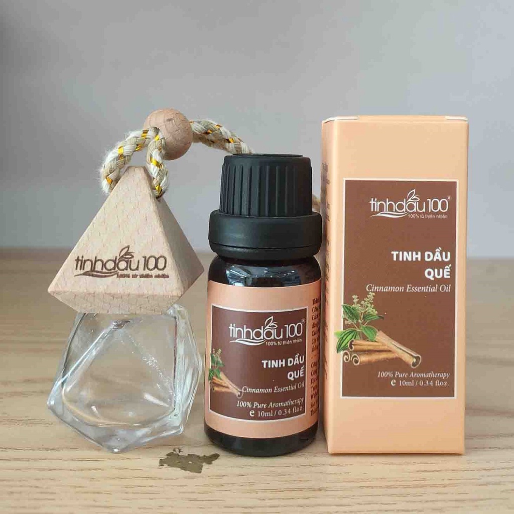 Tinh dầu treo xe ô tô, thơm phòng, treo phòng vệ sinh khử mùi, treo tủ quần áo. Combo Vỏ treo +lọ 10ml Tinh Dầu 100 Shop