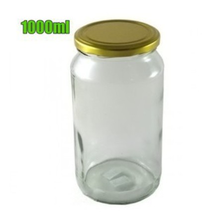 Hũ thủy tinh 1000ml nắp thiết