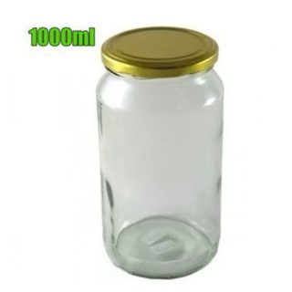 Hũ thủy tinh 1000ml nắp thiết