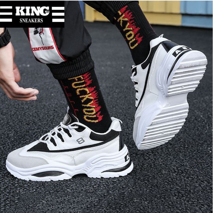 Giày Thể Thao Nam Trắng (KING SHOES) MÃ A18.1