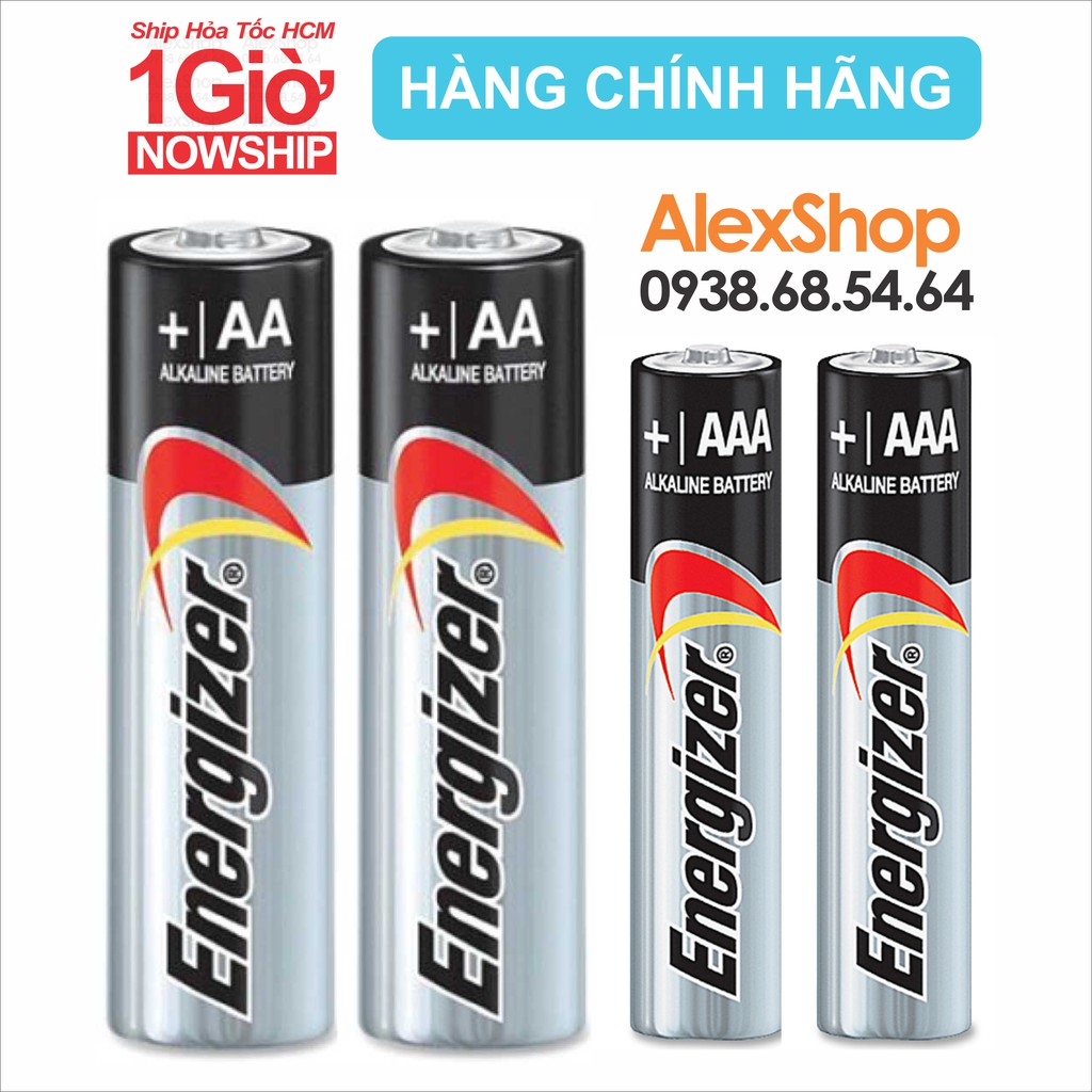 [Vỉ 2/4/8/10 Viên] 💥Xã Kho💥 Pin tiểu AA/AAA LR6/LR3 Energizer Alkaline 1.5V