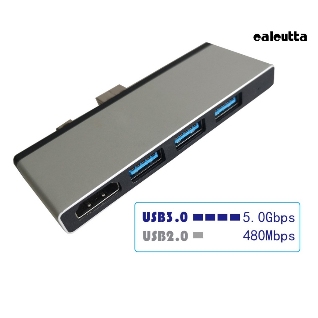 Bộ Chia Cổng Usb 3.0 4 Trong 1 Cho Máy Tính Bảng Surface Pro4 / 5 / 6