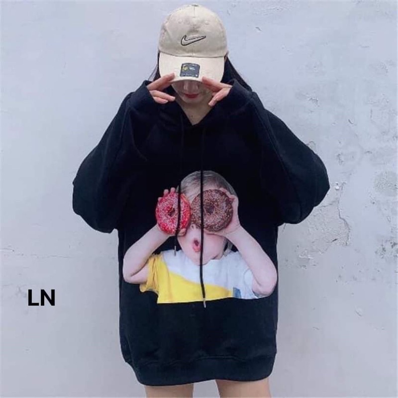 Áo hoodie em bé bánh mũ 2 lớp DA6