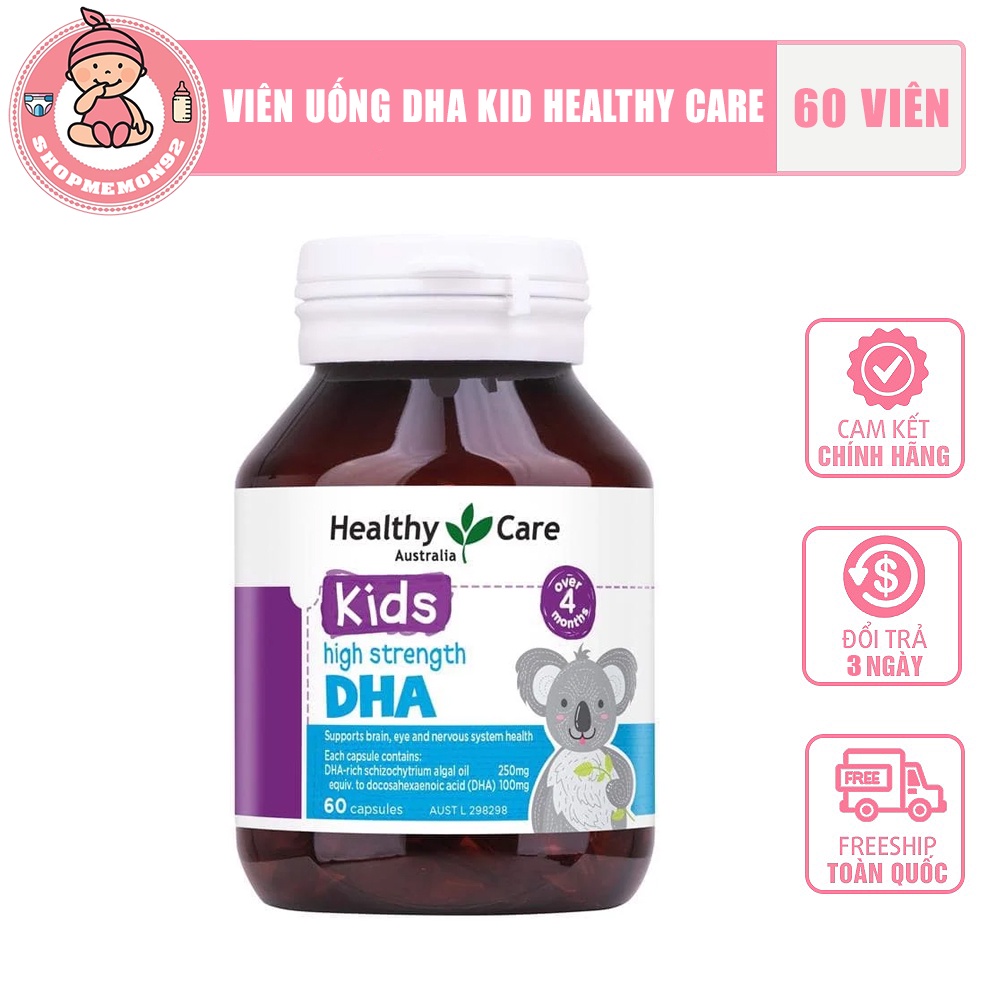 Viên Uống Healthy Care Kids DHA 60 Viên Của Úc