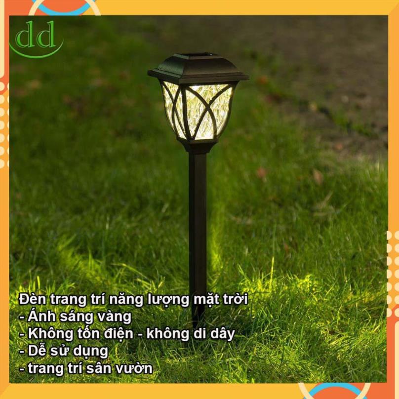 Đèn trang trí sân vườn năng lượng mặt trời, hàng cao cấp ánh sáng trắng 0411