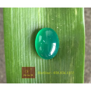 Viên Đá Ngọc Đế Quang Tự Nhiên Xanh Lá Mạ Size 13,05ct Lên Mặt Nhẫn, Mặt Dây Chuyền