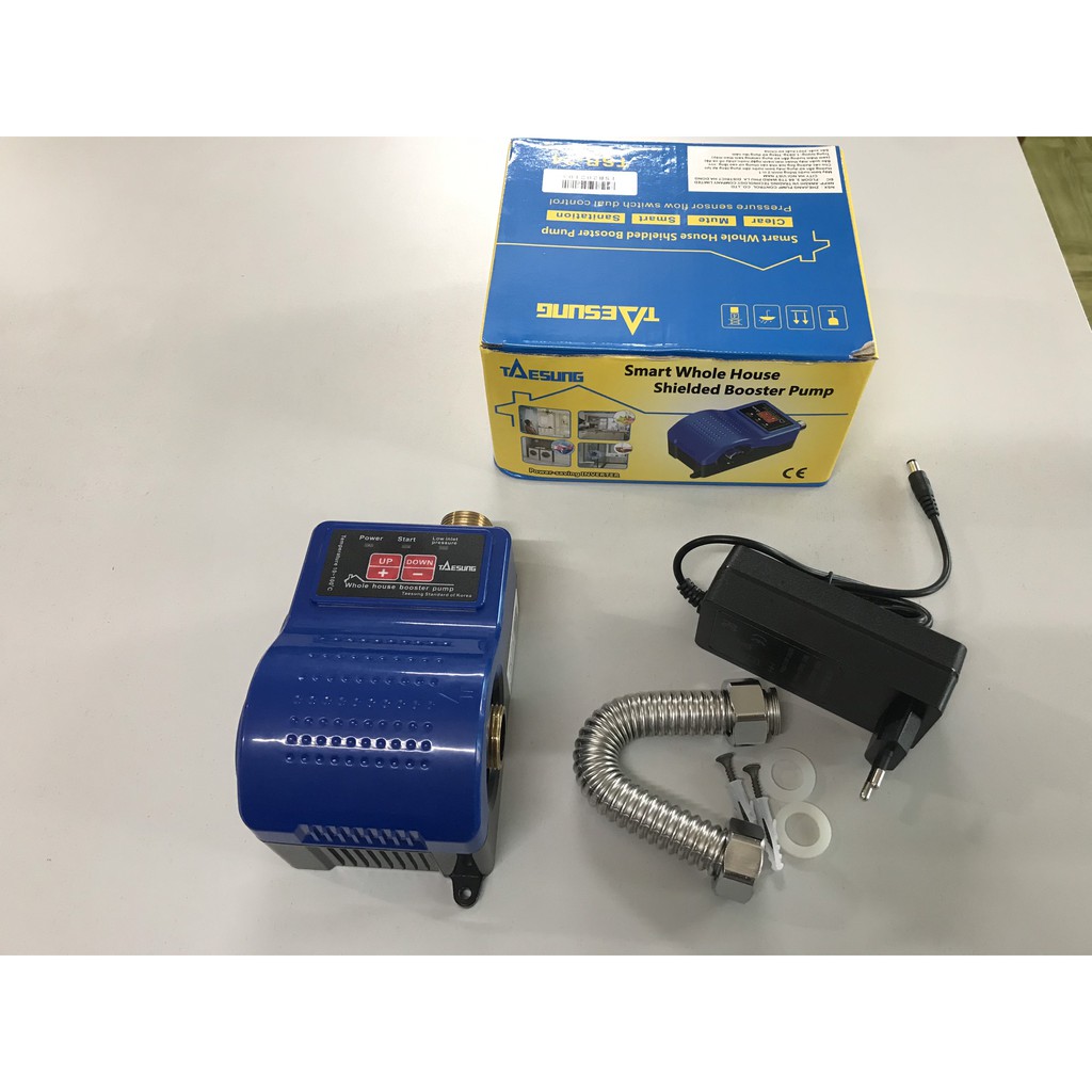 Bơm tăng áp thông minh không ồn mini 24V Taesung TSB-24  chuyên dùng cho máy giặt, phòng bếp,...