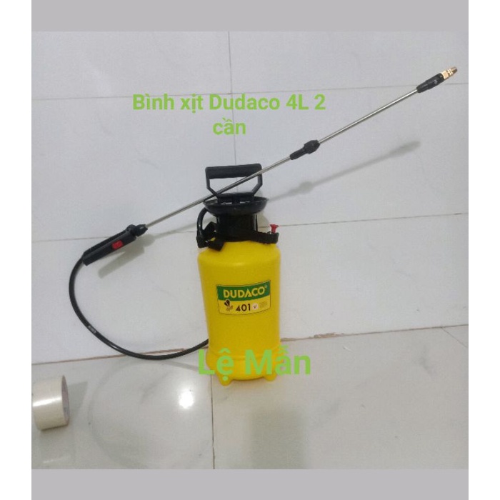 Bình Xịt Tưới Cây Dudaco 4 Lít 2 Cần