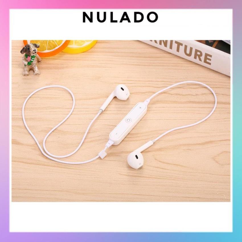 Tai nghe Bluetooth Sports headset S6 không dây thể thao NULADO