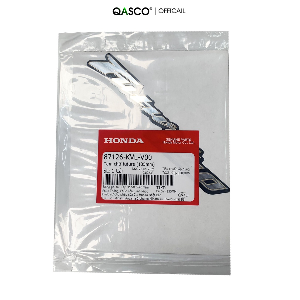 Tem chữ HONDA 135mm Future  QA(87126KVLV00)