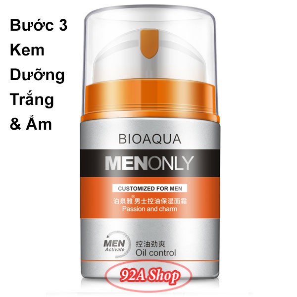 BỘ 3 MÓN DƯỠNG TRẮNG DA GIẢM DẦU VÀ MẶT NẠ CHO NAM | BigBuy360 - bigbuy360.vn