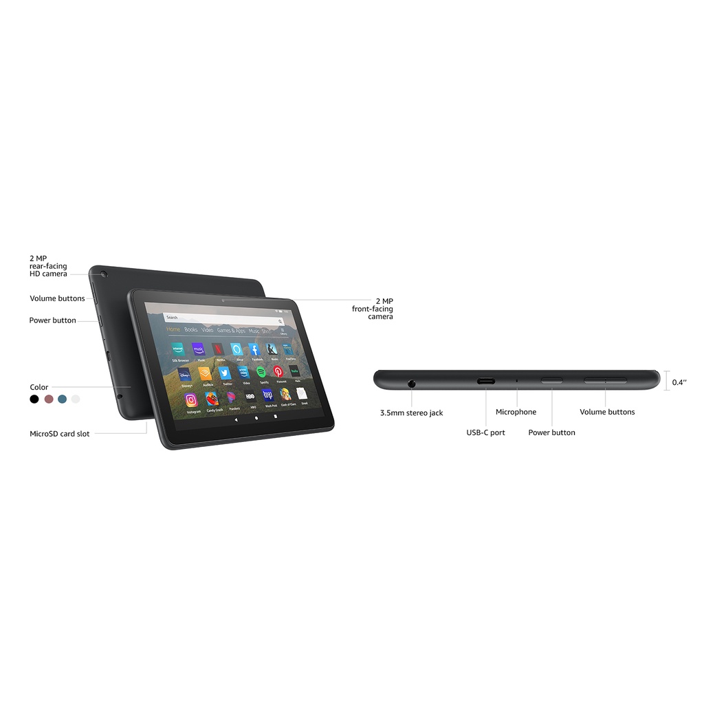 Máy tính bảng Kindle Fire HD 8 32GB, 8 Plus 32/64GB