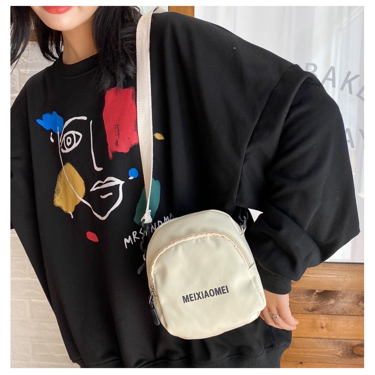 Túi Đeo Chéo Hình Vuông Cỡ Nhỏ Thời Trang Hàn Quốc Sành Điệu Cho Nữ