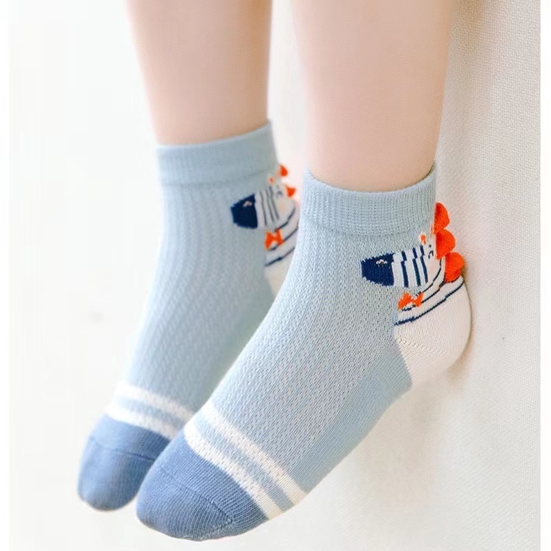 Vớ Cotton Họa Tiết Ngựa Vằn Hoạt Hình Dành Cho Bé 1-12 Tuổi