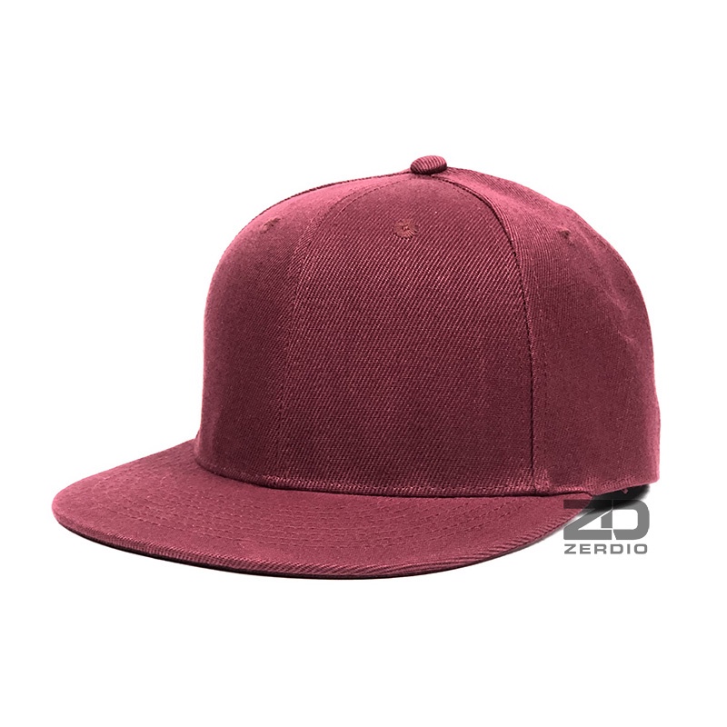 Nón hiphop, Mũ snapback nam nữ trơn cao cấp màu đen, đỏ, xám