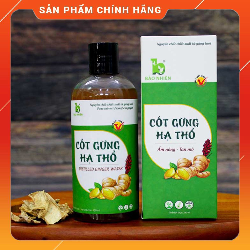 SALE Cốt Gừng Cốt Nghệ Bảo Nhiên 330ml - BonMart