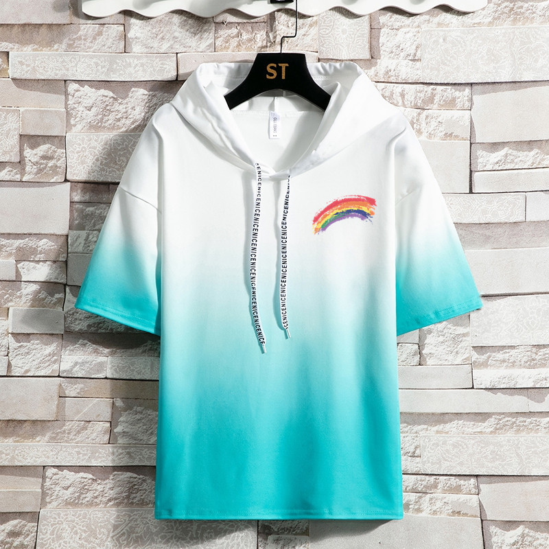 Korean Style Summer 2021 Hoodie And Shorts Set For Men