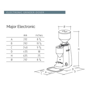 Máy xay cà phê Mazzer Major Electronic