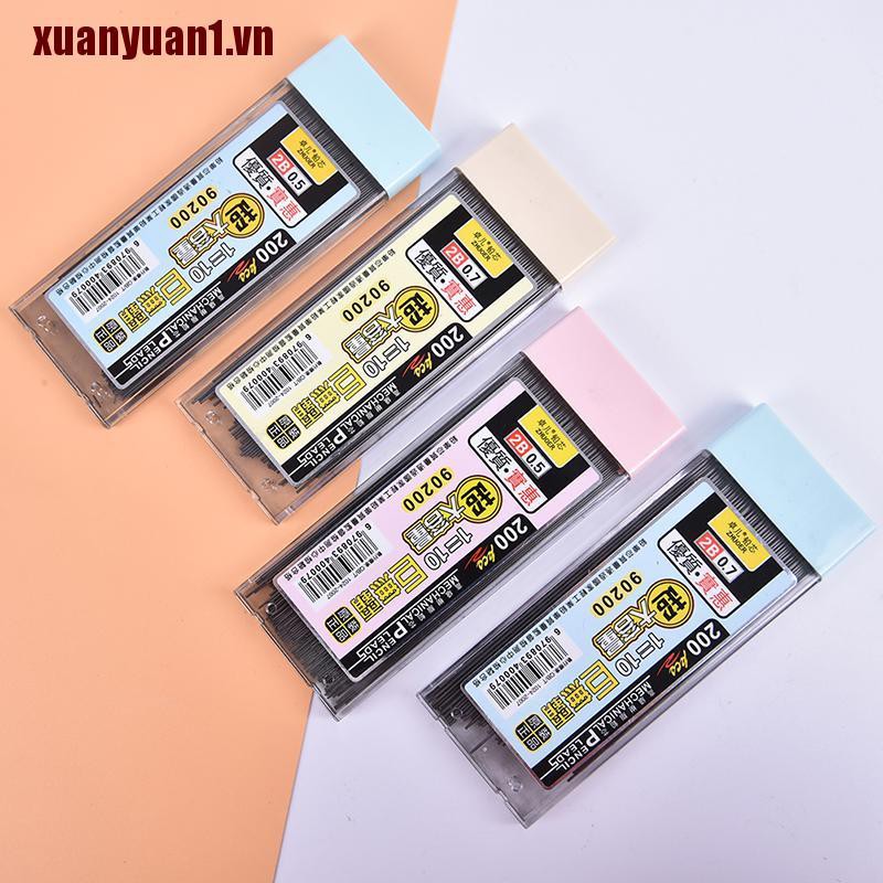 Hộp 200 Ngòi Chì Graphite 2B Cho Bút Chì Bấm