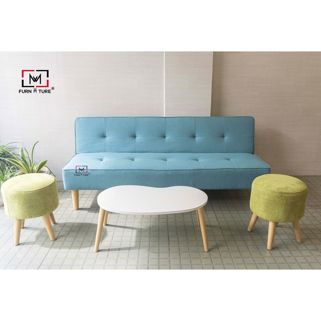 Ghế đôn đệm tròn vuông nhiều màu thương hiệu MW FURNITURE