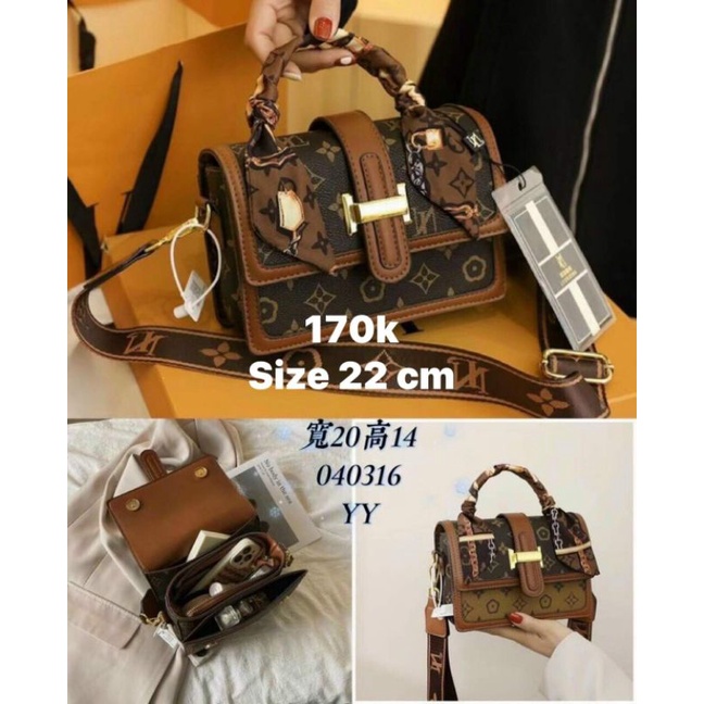 Túi đi tiệc siêu đẹp size 22cm