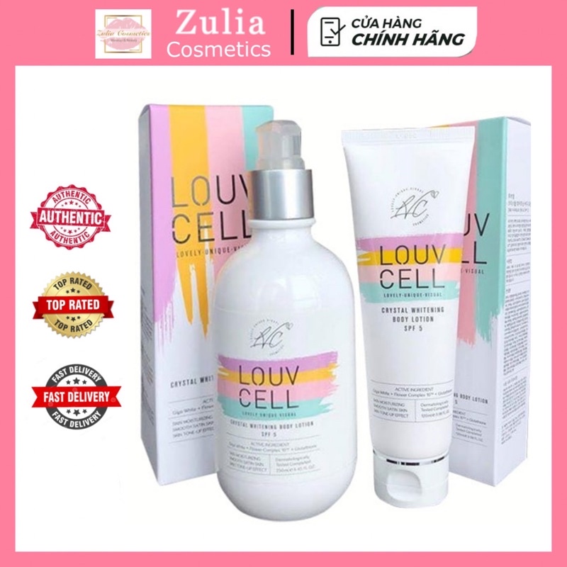 [FREE SHIP] Kem Dưỡng Trắng Bật Tông Body LOUV CELL CHÍNH HÃNG