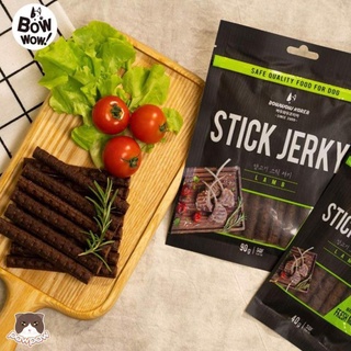 90gr- Thịt bò, cừu que cho chó Snack Stick Jerky Bowwow