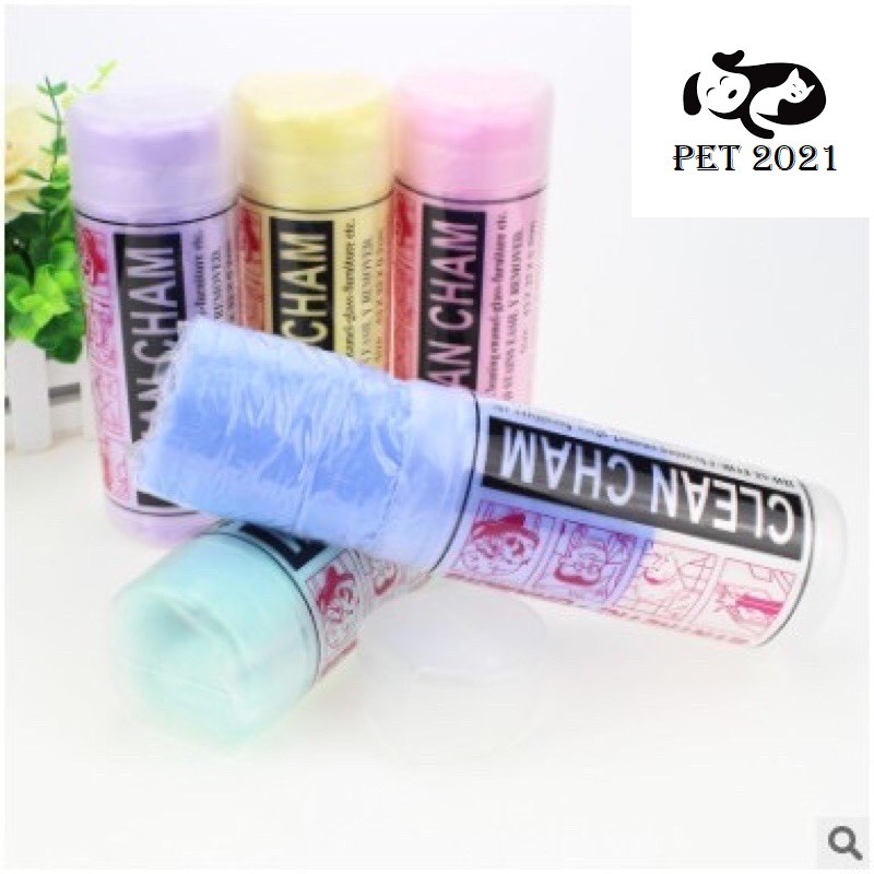 [Mã PET50K giảm Giảm 10% - Tối đa 50K đơn từ 250K] Khăn Tắm Dành Cho Chó Mèo Siêu Thấm Có Hộp Đi Kèm