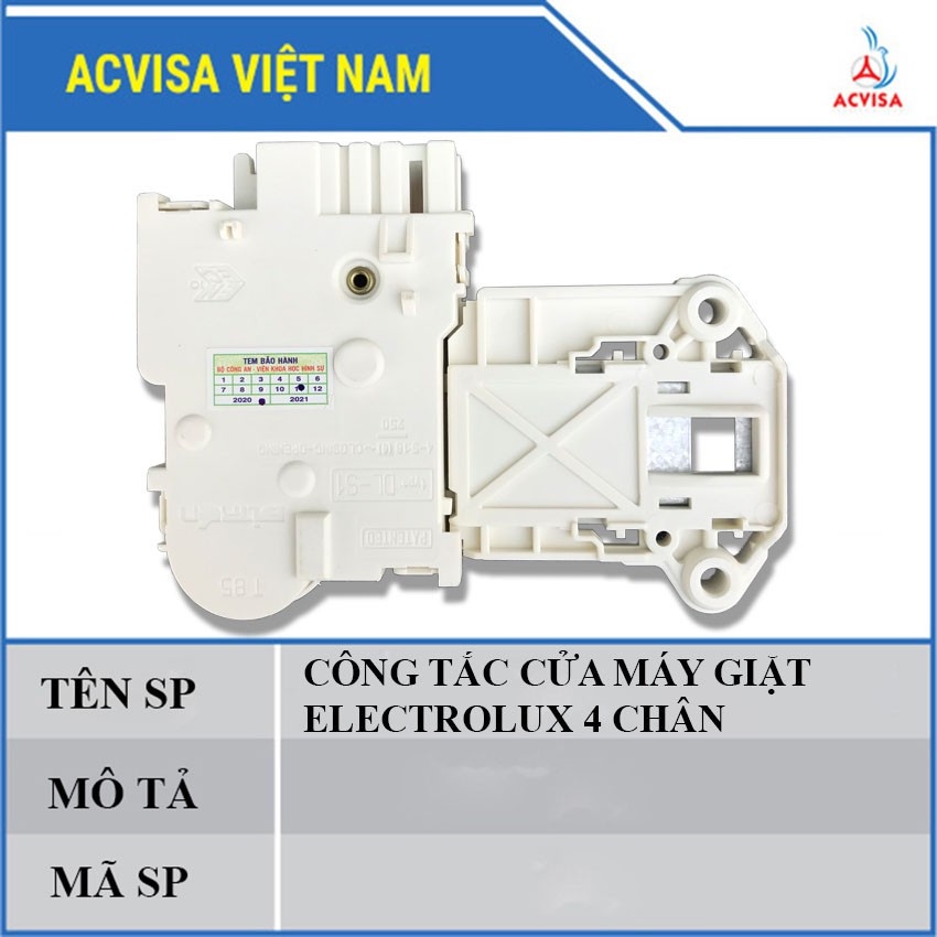 Công tắc khóa cửa máy giặt các hãng: Samsung/ LG/ Electrolux