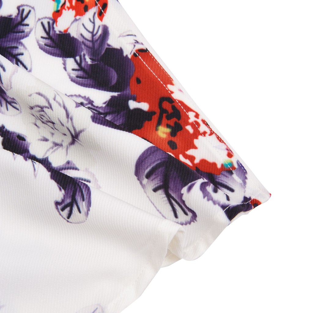 Áo sơ mi nam ngắn tay vải lụa thiết kế hoạ tiết hoa phối màu  - ZUMAN - ASM12 | BigBuy360 - bigbuy360.vn