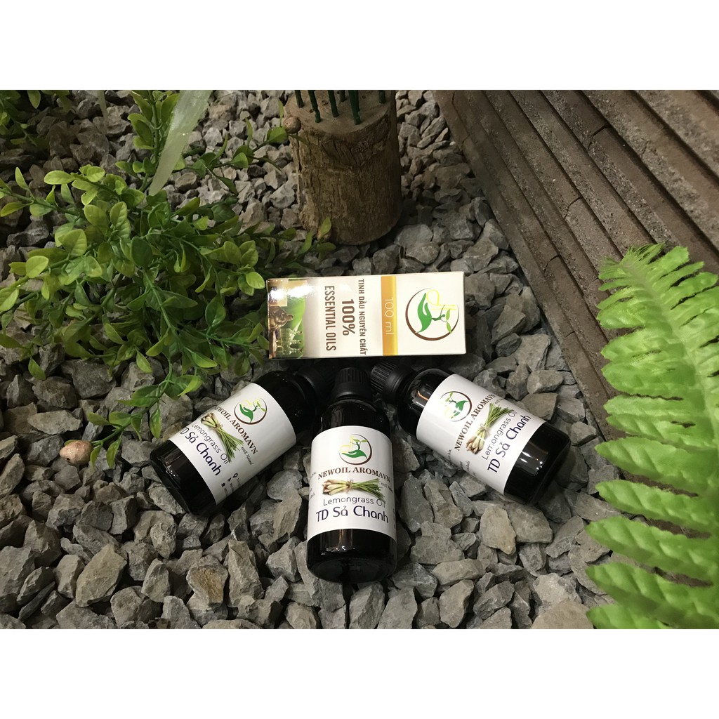Tinh dầu Sả Chanh Lemongrass Trường An Essential Oil, xuất sứ thiên nhiên không pha tạp chất, có giấy kiểm định COA