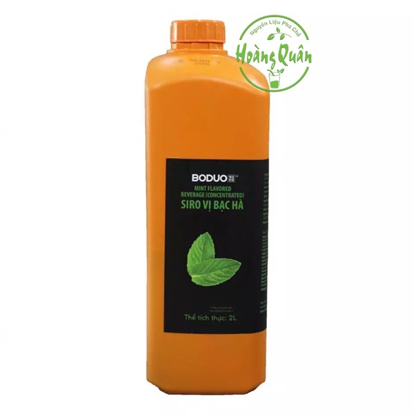 Siro Boduo các vị Dâu, Mật Ong Đào, Việt Quất, Táo Xanh