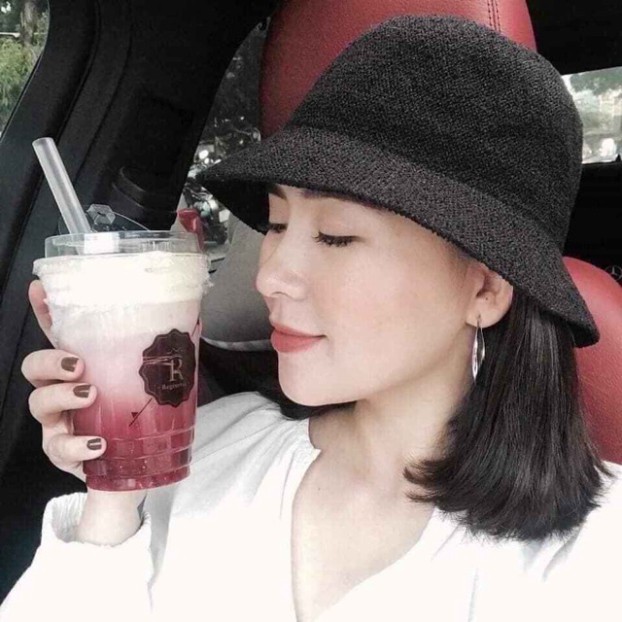 MŨ BUCKET CHỮ M VÀNH NGẮN SIÊU XINH( sẵn sll)