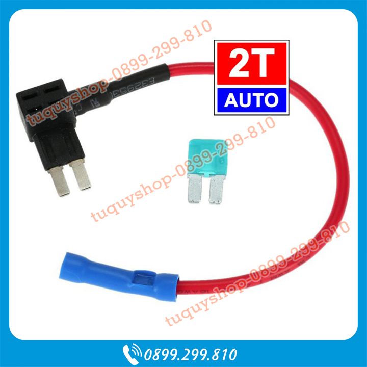 01 Dây lấy nguồn từ hộp cầu chì dưới vô lăng ô tô xe hơi- chuẩn chân micro2, SKU:151