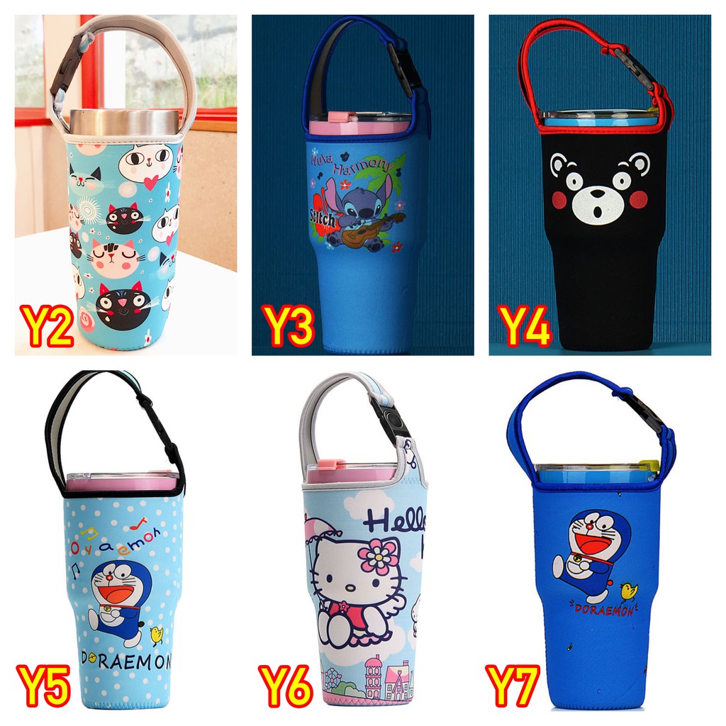 16 MẪU TÚI ĐỰNG LY / BÌNH > 650ml TIỆN LỢI - Co dãn tốt