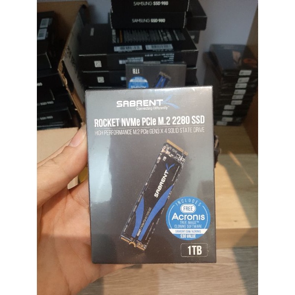 Ổ cứng SSD M2 PCle SABRENT Rocket Gen 3 /Gen4 - 1TB NVMe 2280 - Bảo hành 36 tháng