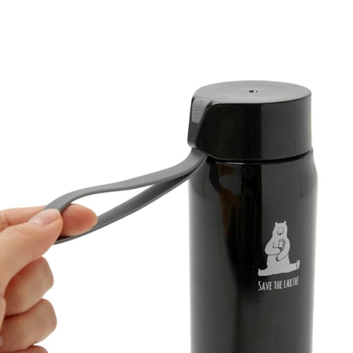 Bình Đựng Nước Tumbler ARTBOX Hàn Quốc Có Dây Đeo Không Gỉ Màu Đen