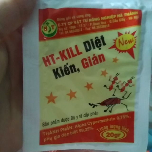 Thuốc diệt kiến gián HT KILL 20g