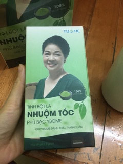 TINH BỘT LÁ NHUỘM TÓC YBOME