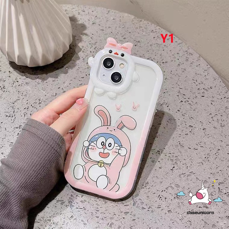 Ốp Điện Thoại Hình Doraemon 3D Cho IPhone 6 6S 7 8 14 Plus 11 13 12 14 Pro MAX XR X XS MAX SE 2020