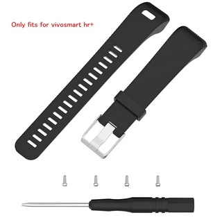 Dây đeo cổ tay cho garmin vivosmart hr plus hr + dây đeo đồng hồ có dụng cụ vít thể thao silicon dây đeo đồng hồ vòng tay dây đeo tay