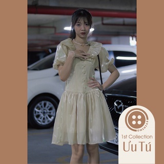 Đầm Nude Lụa Organza Dáng Xòe Công Chúa - [Ưu Tú]