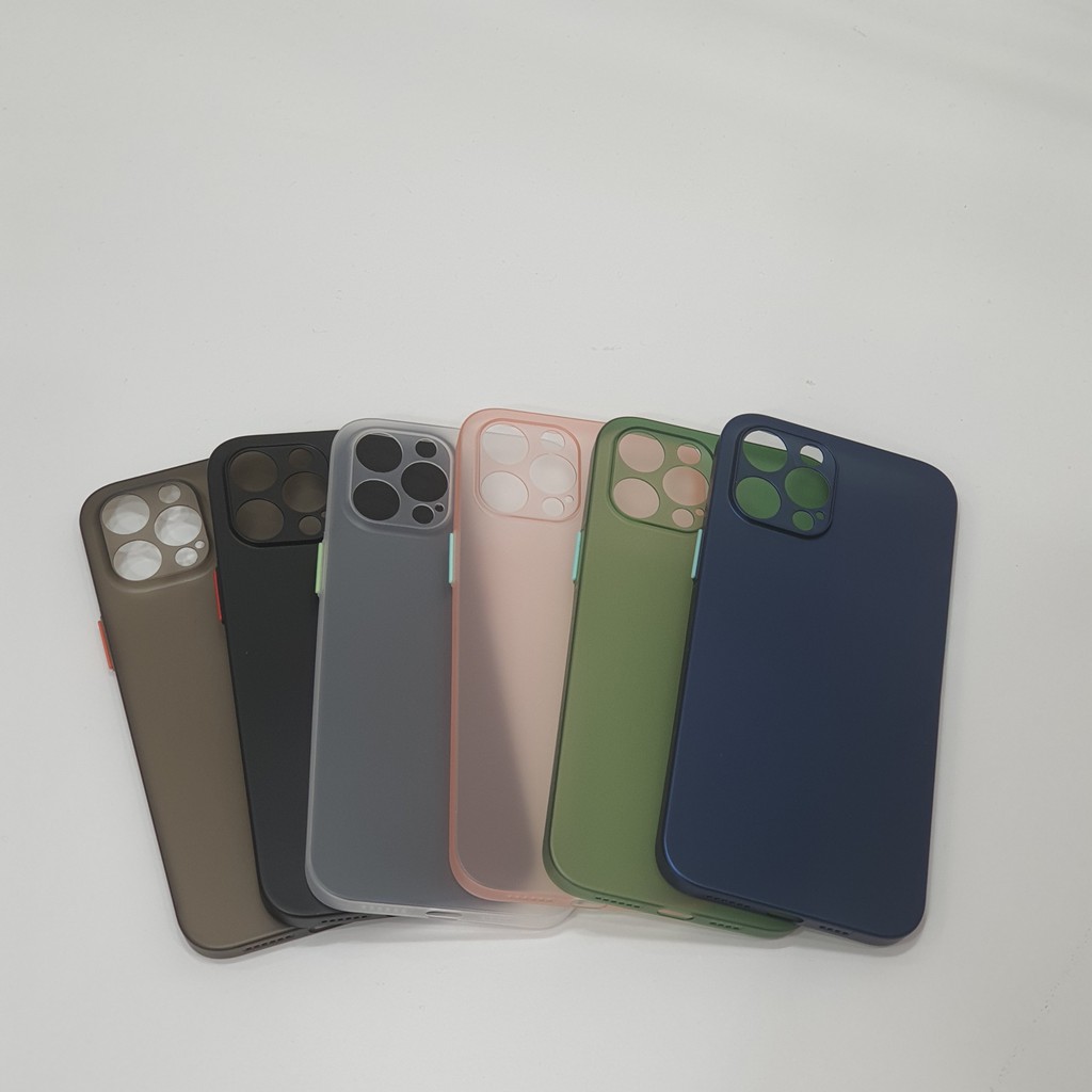 Ốp Lưng Cho iPhone 11, 11 Pro Max, 12, 12 Pro, 12 Pro Max - Trong Suốt Mờ Nhám, Chống Bụi, Chống Trày Xước, Mỏng Nhẹ.