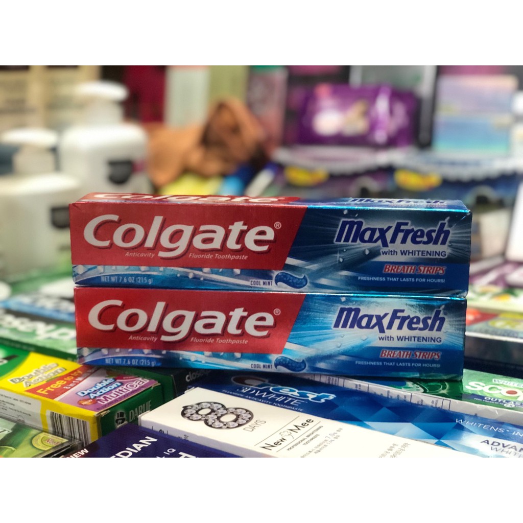 KEM ĐÁNH RĂNG COLGATE MAX FRESH MỸ 90g