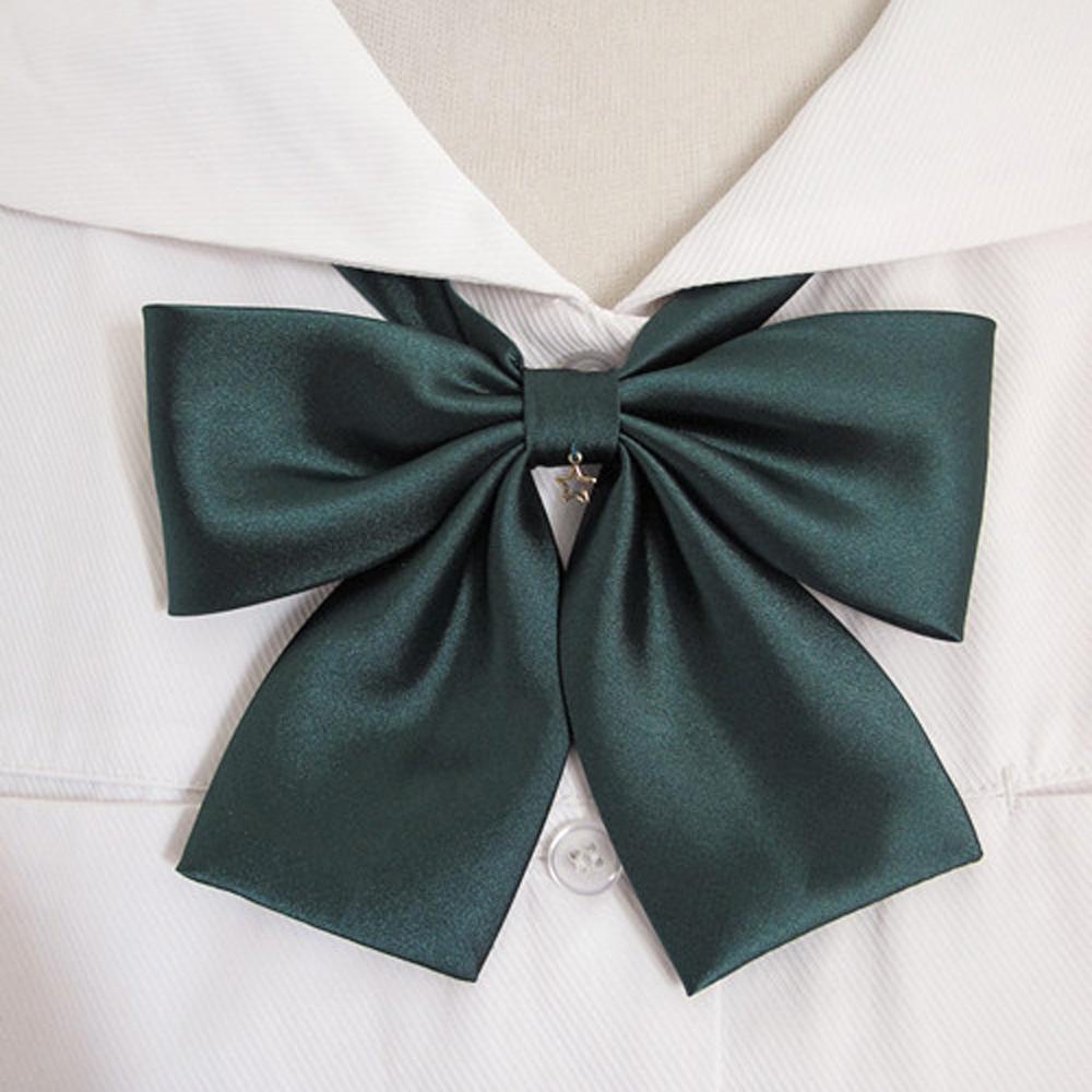 Cà Vạt Nơ Satin Phong Cách Vintage Thời Trang Cho Học Sinh