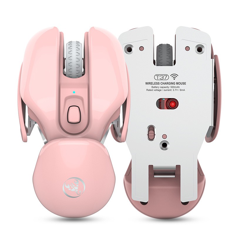 Chuột Buletooth Huqu T37-Kết Nối Đầu Thu USB.