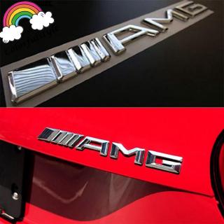 Hình dán chữ nổi 3d trang trí xe hơi mercedes benz amg