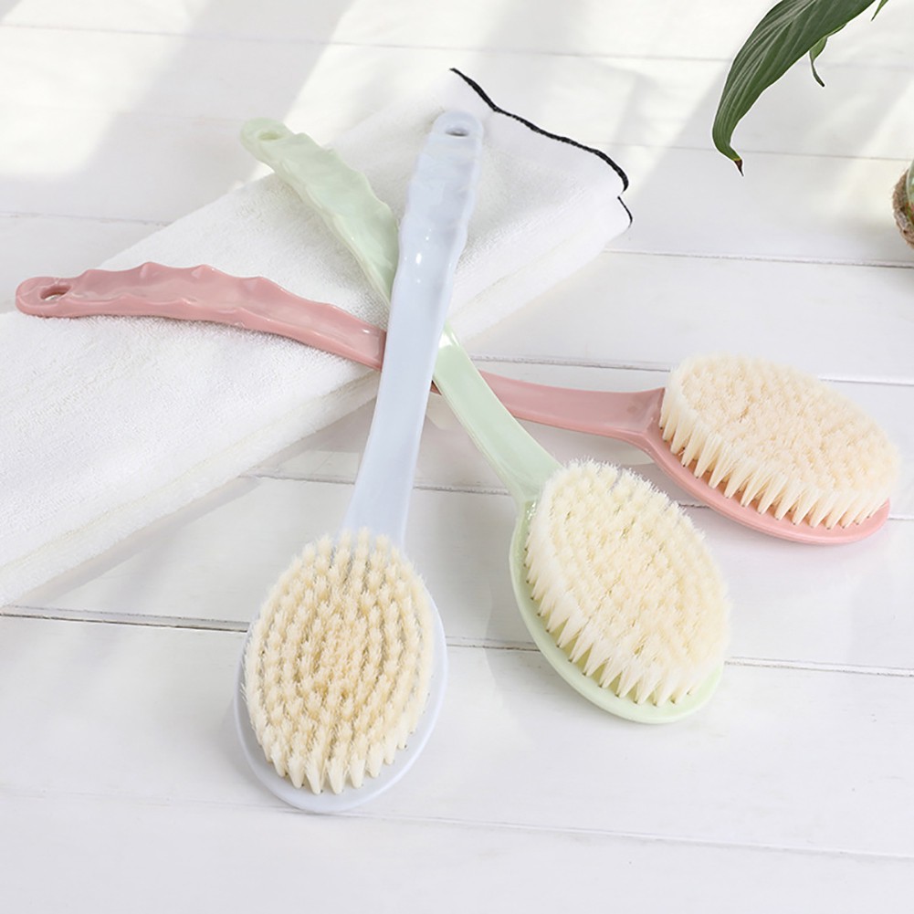 Long Handle Bath Shower Brush Body Back Exfoliating Scrubber for Home Bathroom T16