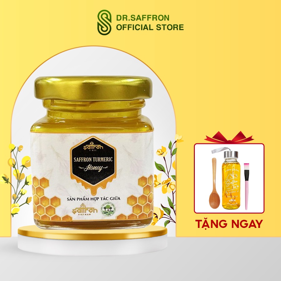 Mật ong Saffron tinh bột nghệ thương hiệu Saffron Việt Nam - hũ 65gr